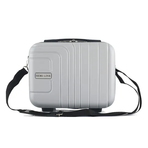 Kosmetyczka podróżna 14" ABS Semi Line T5762-1 szara