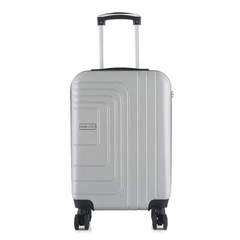 Mała walizka twarda 20" ABS Semi Line T5762-2 szara
