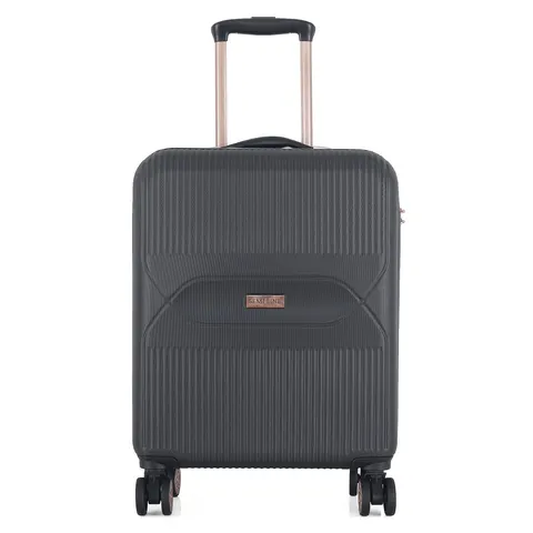 Mała twarda walizka 20" ABS Semi Line T5787-1 czarna