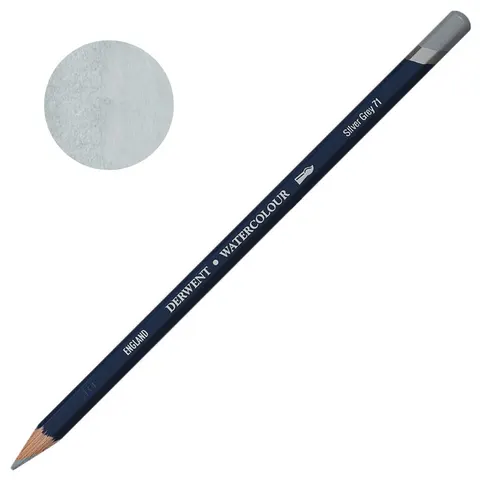 Kredka akwarelowa Derwent Watercolour - 71 silver Grey