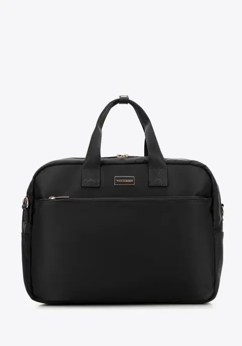 Torba na laptopa 15’’ z nylonu czarna WITTCHEN 29-3P-203-10