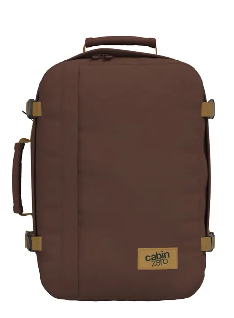 Lekki plecak podróżny 36l CabinZero CZ17 Belgian Chocolate