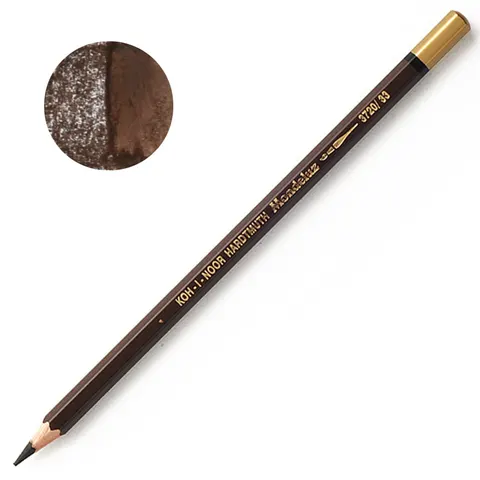 Kredka akwarelowa Koh-I-Noor Mondeluz - 33 Dark brown