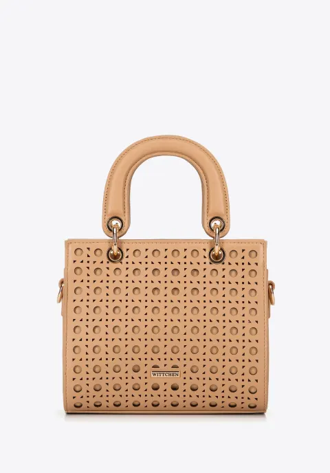 Mały elegancki kuferek z ekoskóry WITTCHEN 100-4Y-206-9