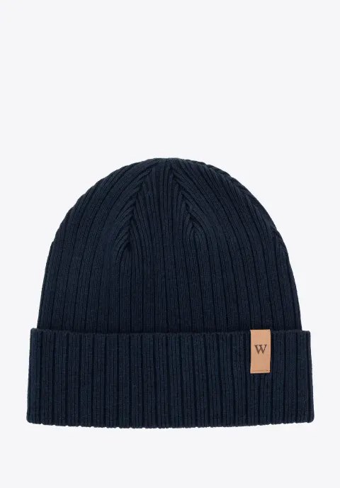 Granatowa czapka bawełniana WITTCHEN 101-HF-036-N unisex