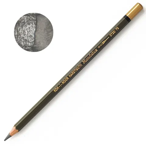 Kredka akwarelowa Koh-I-Noor Mondeluz - 70 Dark grey