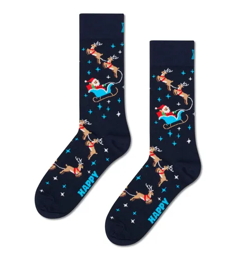 Skarpety świąteczne HAPPY SOCKS - renifery