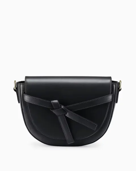 Mała torebka crossbody PUCCINI BK1241213M-1 ozdobny węzeł
