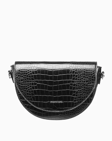 Torebka damska półksiężyc PUCCINI BML033M-1 listonoszka