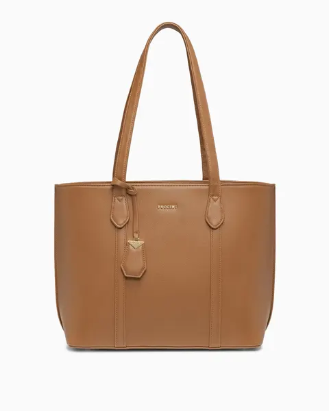 Elegancka shopperka PUCCINI BML040D-2 duża A4 brązowa