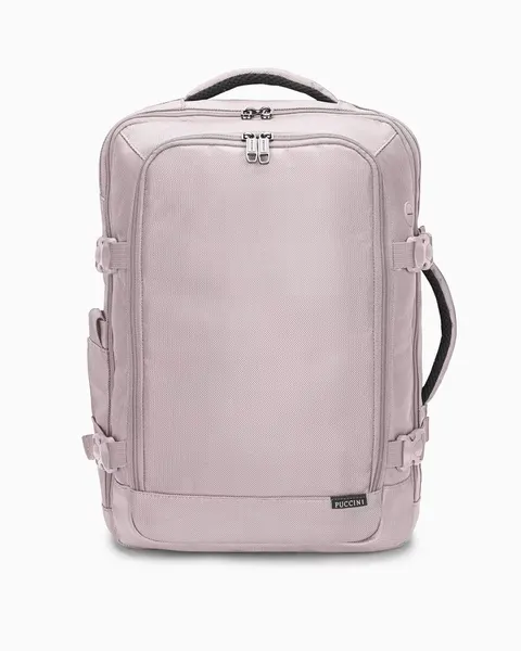 Plecak na laptopa 16" PUCCINI PM9031-3C 32l poszerzany różowy