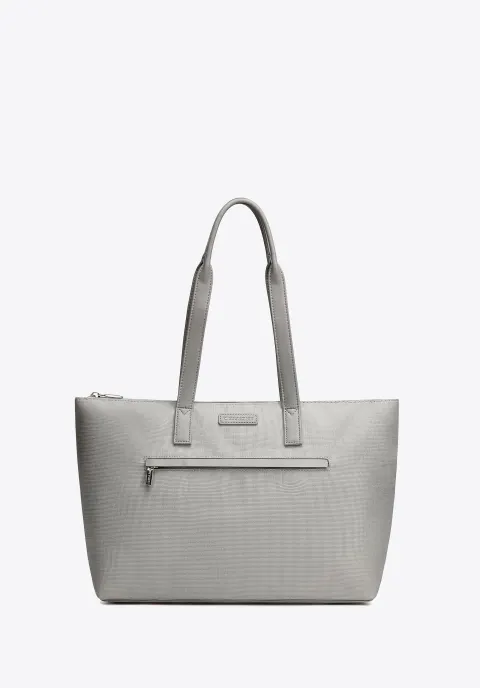 Shopper damski WITTCHEN 102-4Y-400-8 duża torba A4 szara