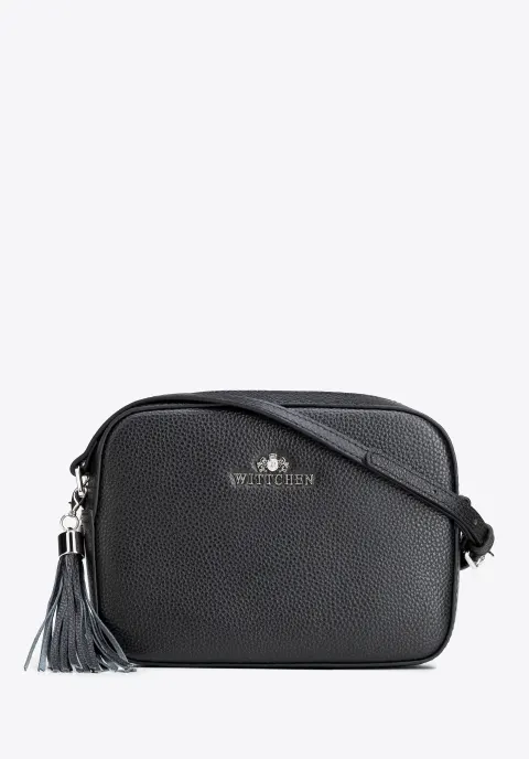 Skórzana listonoszka damska WITTCHEN Elegance 29-4E-014-1S czarna