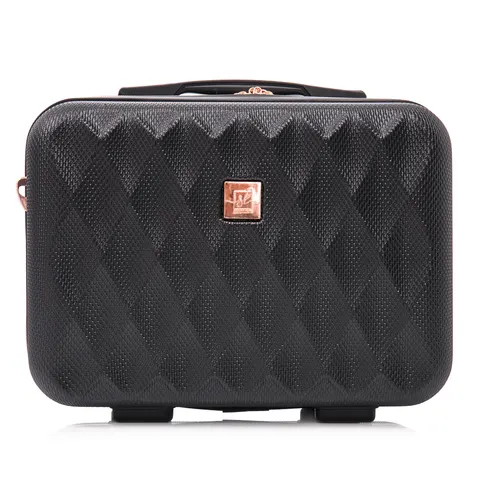 Kuferek kosmetyczka podróżna ABS 14" Semi Line T5722-1 lekka