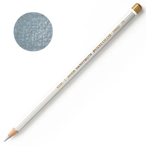 Kredka metaliczna Koh-I-Noor Polycolor - 39 Silver