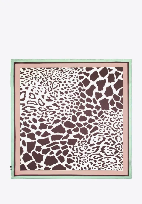 Apaszka jedwabna WITTCHEN 103-7D-S04-X28 safari