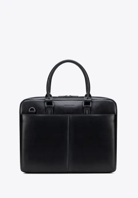 Czarna torba męska na laptopa 15,6" WITTCHEN 102-3P-910-1