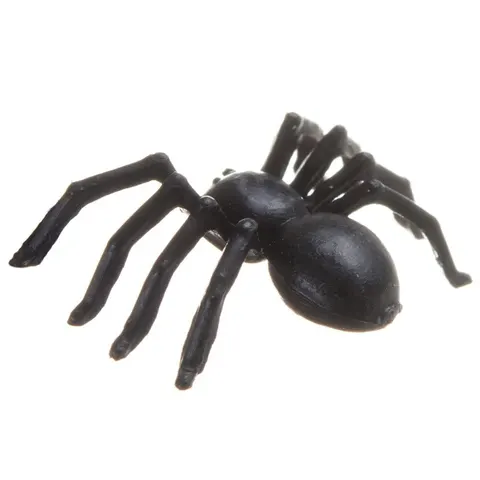 Pająki plastikowe na Halloween 10 szt