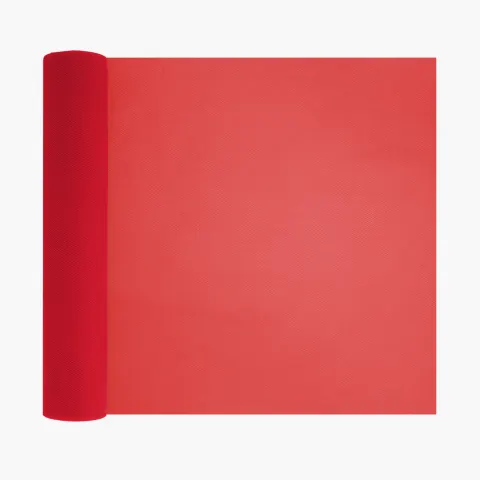 Tiul dekoracyjny czerwony 30 cm x 9 m