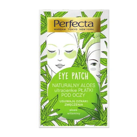 PERFECTA EYE PATCH Płatki pod oczy NATURALNE ALOESOWE, 2 szt