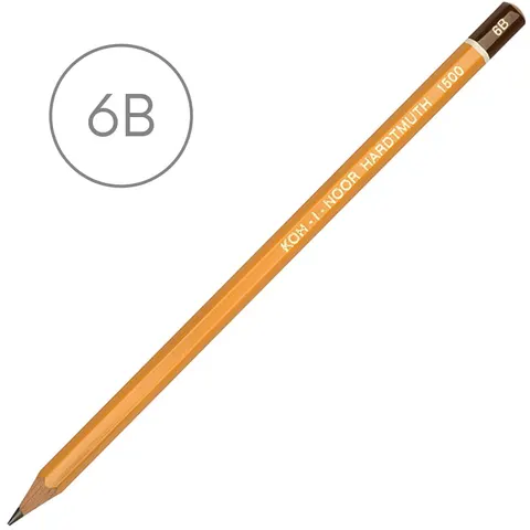 Ołówek grafitowy 6B - 1500 - KOH-I-NOOR