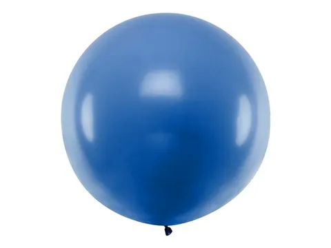 Balon gigant okrągły niebieski pastelowy 100 cm PartyDeco