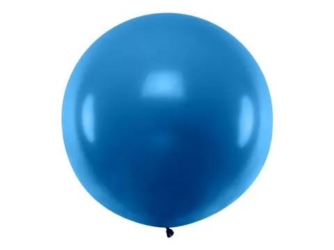 Balon gigant okrągły granatowy pastelowy 100 cm PartyDeco