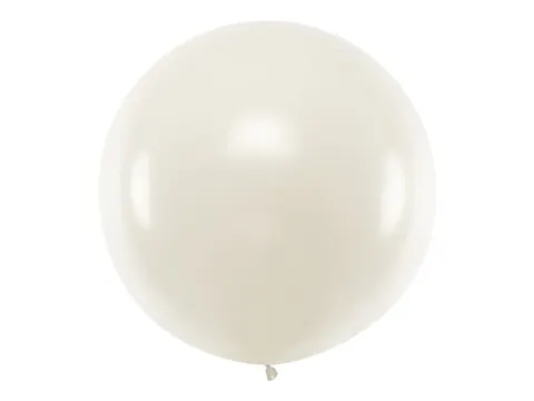 Balon gigant okrągły transparentny pastelowy 100 cm PartyDeco