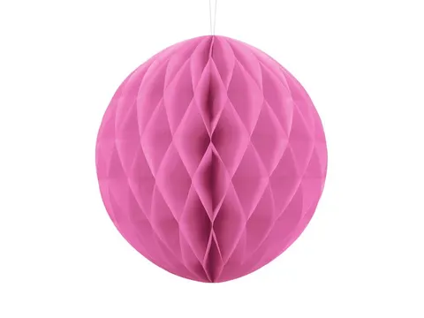 Kula bibułowa Honeycomb różowa 30 cm