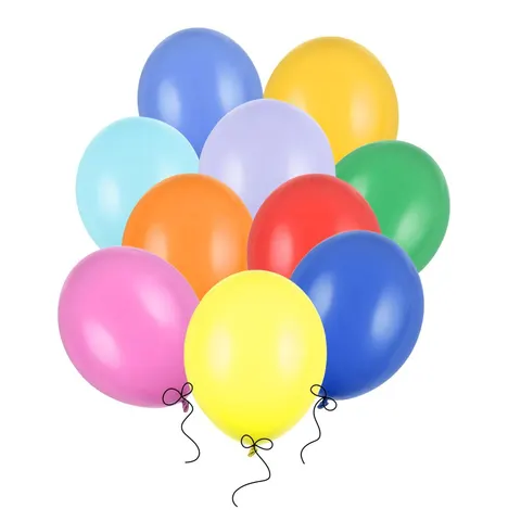 Balony kolorowe pastelowe 27 cm 12 cali 50 szt PartyDeco