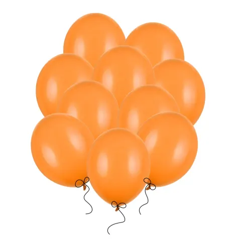 Balony pomarańczowe pastelowe 27 cm 12 cali 100 szt PartyDeco