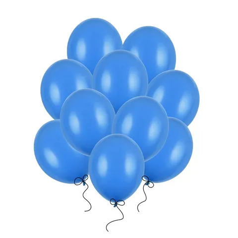 Balony niebieskie chabrowe pastelowe 27 cm 12 cali 50 szt PartyDeco