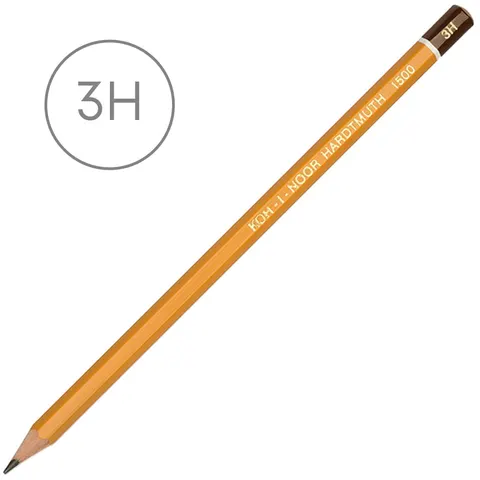 Ołówek grafitowy 3H - 1500 - KOH-I-NOOR