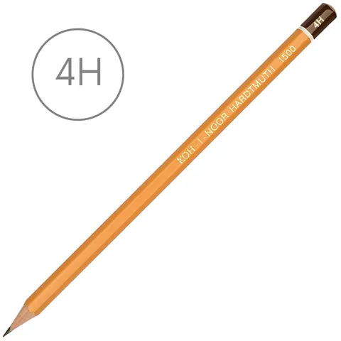 Ołówek grafitowy 4H - 1500 - KOH-I-NOOR