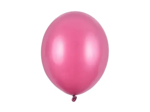 Balon różowy metaliczny 30 cm 14 cali 1 szt
