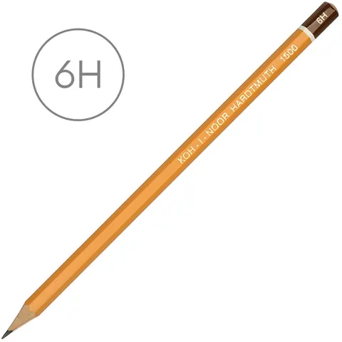 Ołówek grafitowy 6H - 1500 - KOH-I-NOOR