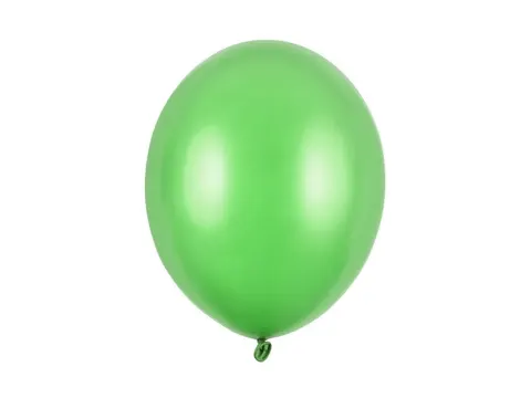 Balon jasnozielony metaliczny 30 cm 14 cali 1 szt