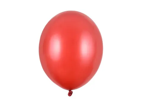 Balon czerwony metaliczny 30 cm 14 cali 1 szt