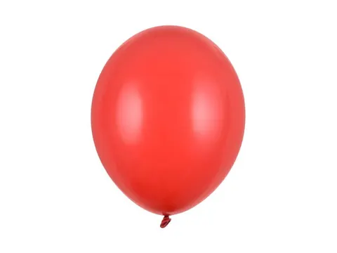 Balon czerwony pastelowy 30 cm 14 cali 1 szt