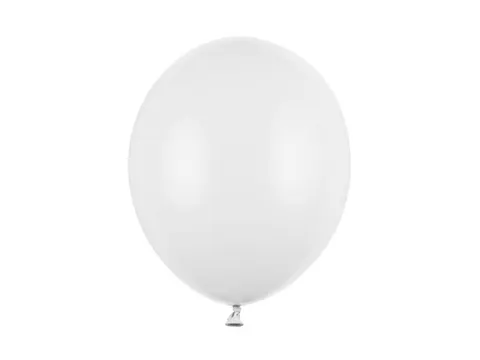 Balon biały pastelowy 30 cm 14 cali 1 szt