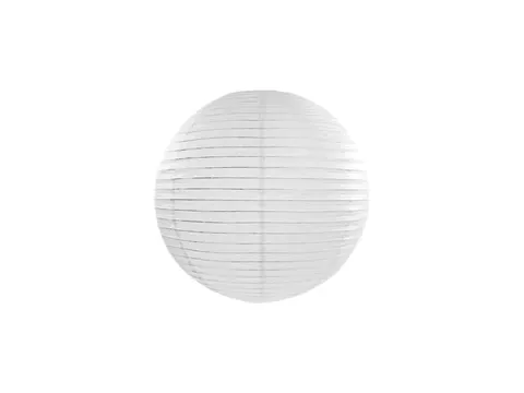 Lampion papierowy kula biały 25 cm