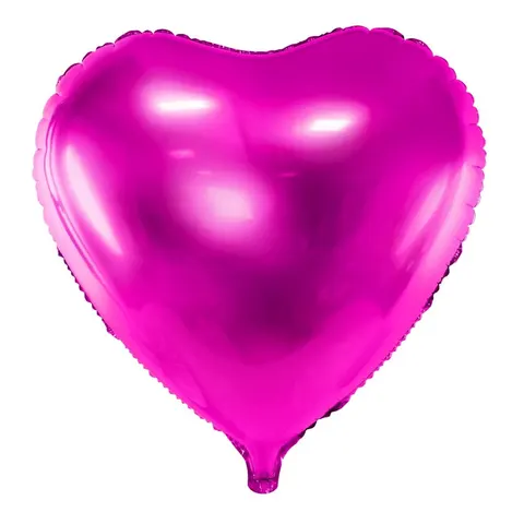 Balon foliowy serce ciemnoróżowy 45 cm