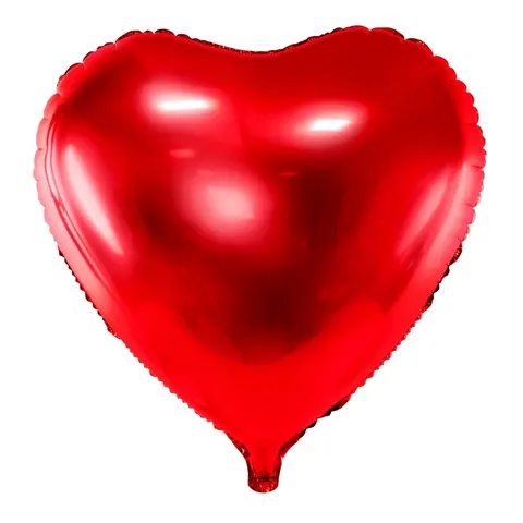 Balon foliowy serce czerwony 45 cm
