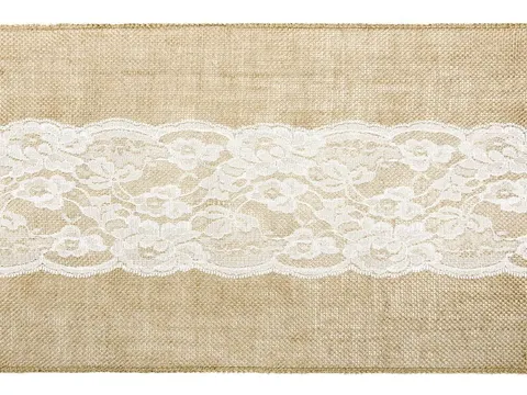 Bieżnik jutowy na stół 28 cm x 2,75 m