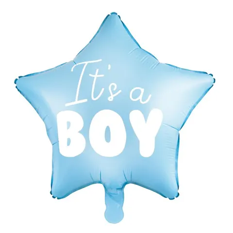 Balon foliowy gwiazdka It's a Boy 45 cm