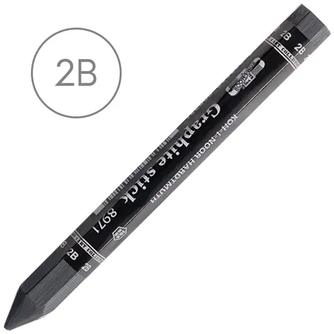 Bezdrzewny ołówek grafitowy Koh-i-noor Graphite Stick - 2B