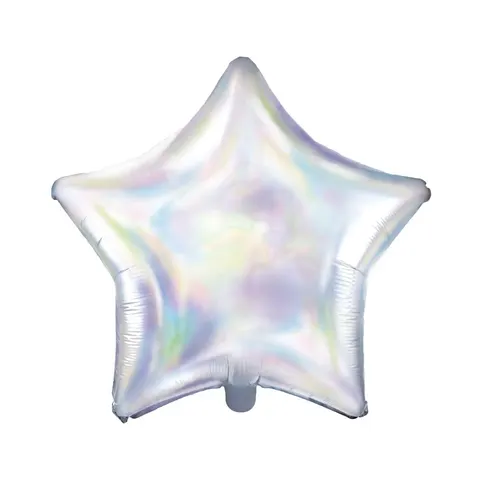 Balon foliowy gwiazda opalizujący 48 cm