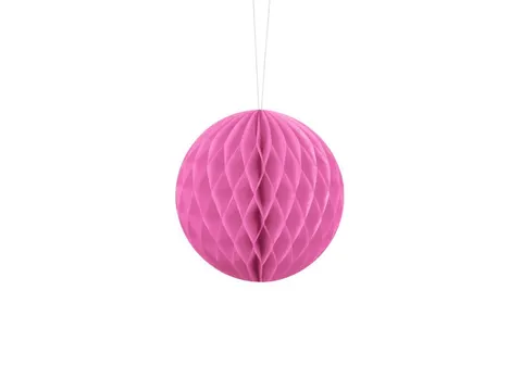 Kula bibułowa Honeycomb różowa 10 cm