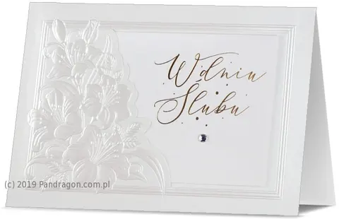 Kartka ślubna - w dniu ślubu