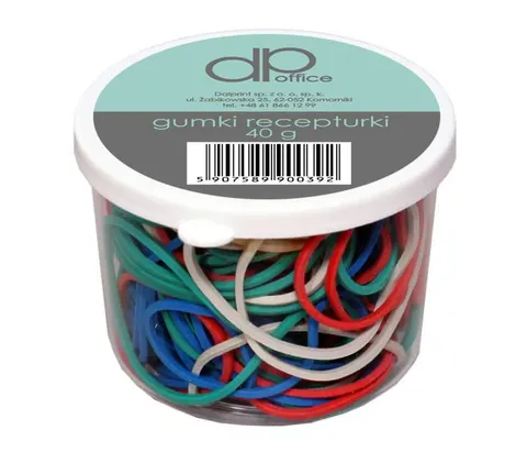 Gumki recepturki 40g dpCraft GR40 mix kolorów w pudełku
